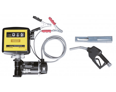 Kit complet Cematic 3000/12 K33 AZ, avec pistolet automatique et support, pompe électrique 12 V avec compteur, débit 40 l / min