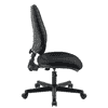 Chaise de bureau Arws PC10, mécanisme de contact permanent, sans accoudoirs, noir