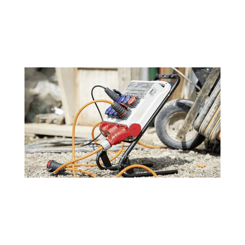 Steffen Distributeur de courant de chantier 32 A, 10 prises de courant, IP44 / IP55