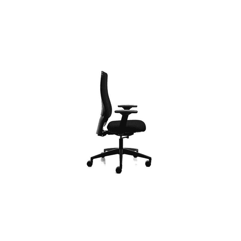 Chaise de bureau Interstuhl 152II avec système Autolift, dossier haut, réglable en hauteur, noir