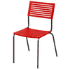 Schaffner Chaise de jardin LAMELLO sans accoudoirs, revêtement par poudre, disponible en plusieurs couleurs