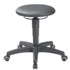 Industriehocker Prosedia 9468H, extragrosse Sitzfläche, schwarz