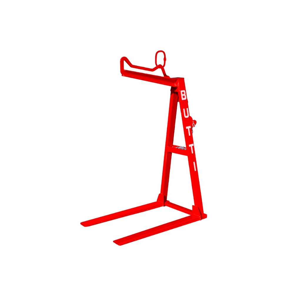Fourche de grue Special avec équilibrage manuel de la charge, capacité de charge 600–800 kg, acier peint
