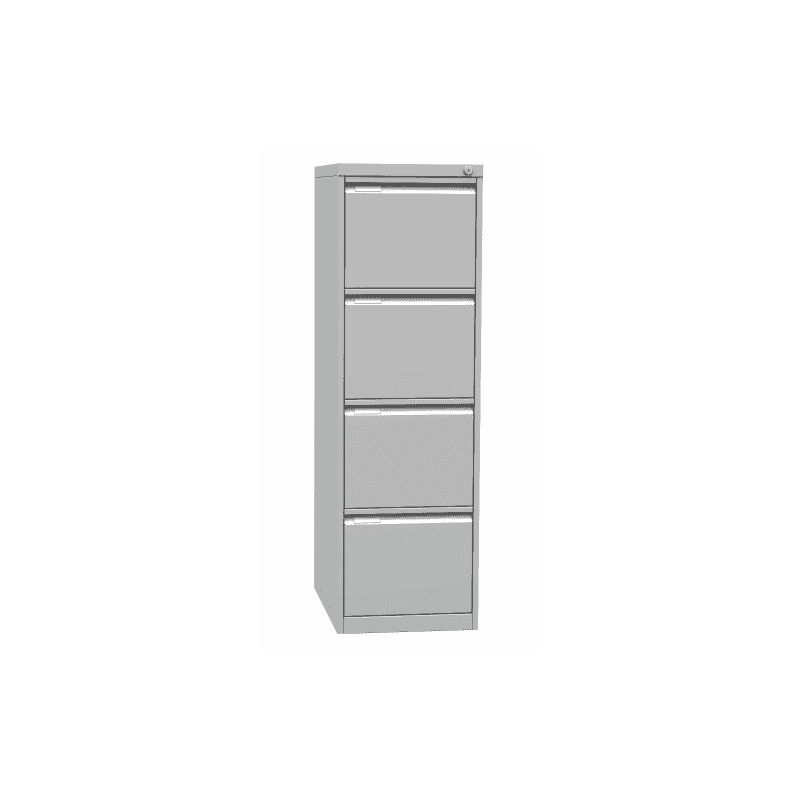 Armoire pour dossiers suspendus DIN A4 - verrouillable - avec plusieurs tiroirs, RAL 7035