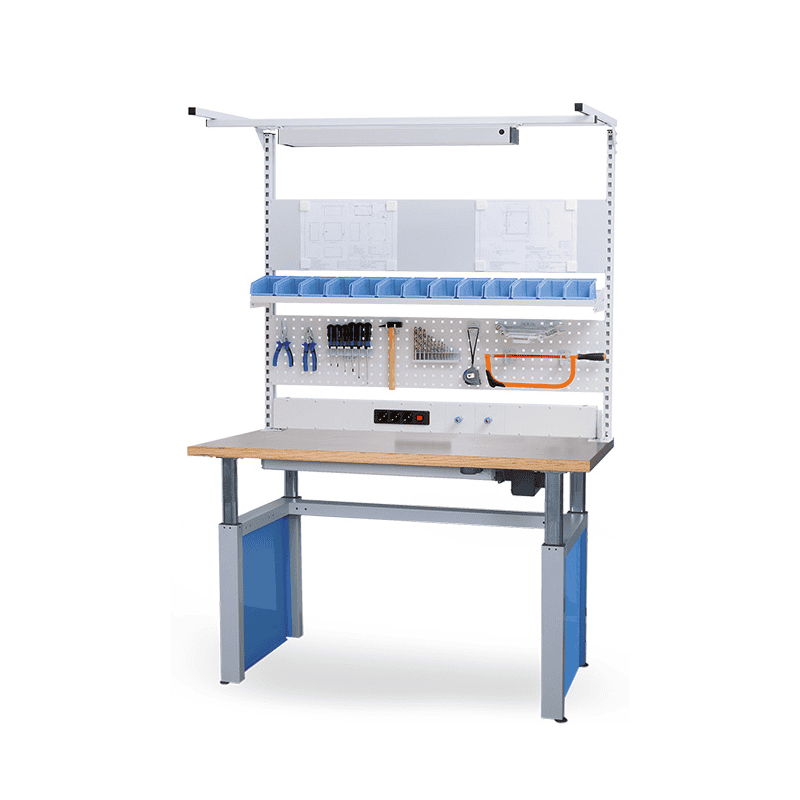 Bedrunka+Hirth Multi-Wand-Aufbau mit Lochwand und Magnetwand, 1500 x 1250 mm, zwei Ausführungen