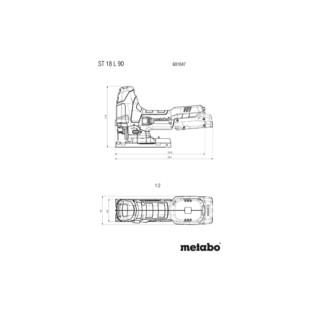 Metabo Akku-Stichsäge ST 18 L 90, 18 V in zwei Ausführungen