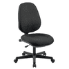 Chaise de bureau Arws PC10, mécanisme de contact permanent, sans accoudoirs, noir