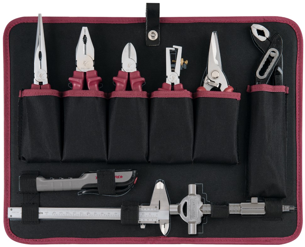 KRAFTWERK PRO LINE Werkzeugkoffer P300, ABS, 1/4" + 3/8", inkl. Werkzeug, 186-teilig