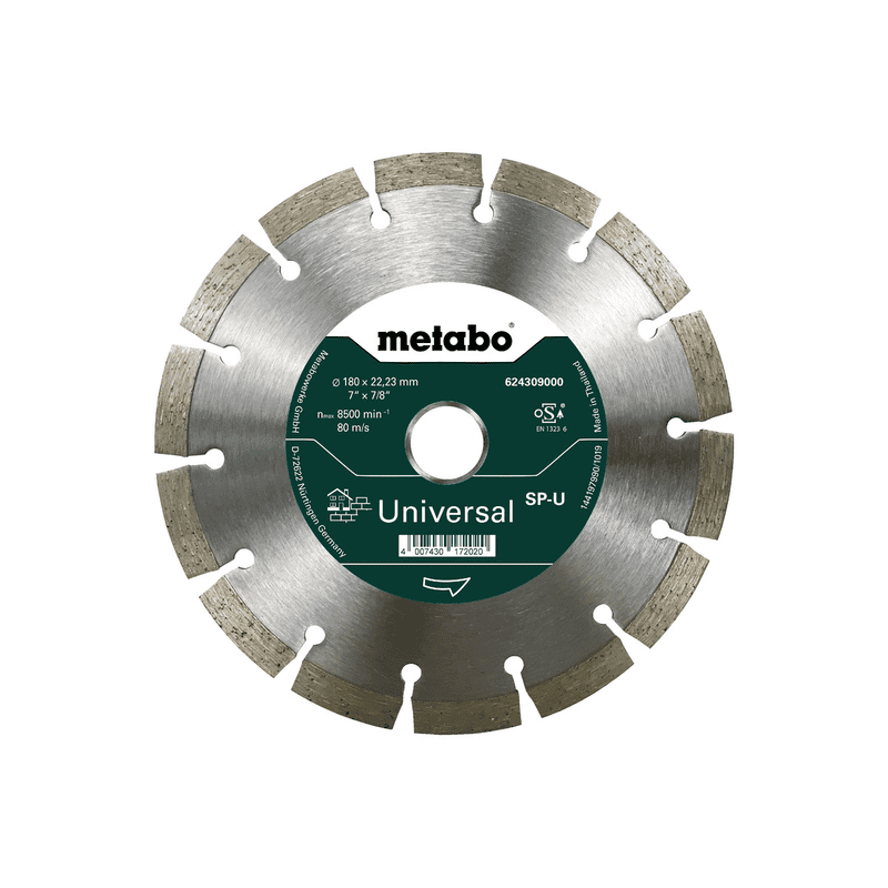Metabo Diamanttrennscheibe "SP-U" Universal, 180 x 22,23 mm