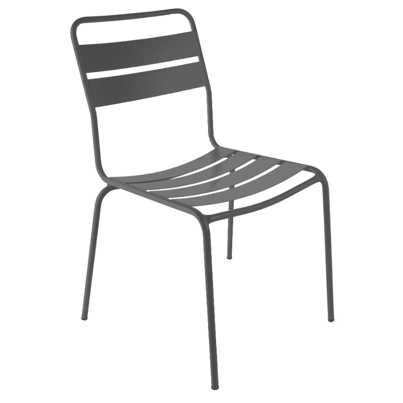 Schaffner Chaise de jardin Glarus en métal, revêtement par poudre, disponible en plusieurs versions