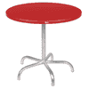 Schaffner table de jardin ronde Säntis, Ø 800 mm, en diverses couleurs