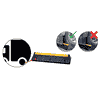 LKW-Radstopp, Gummi, Breite 1000 mm