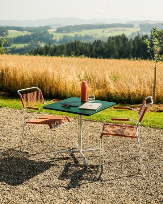 Schaffner Chaise de jardin Spaghetti Säntis avec accoudoirs, disponible en plusieurs versions
