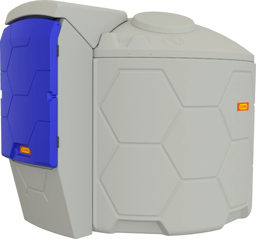 CEMO Station Service CUBE pour AdBlue® Outdoor Premium 7500 litres, 230 V