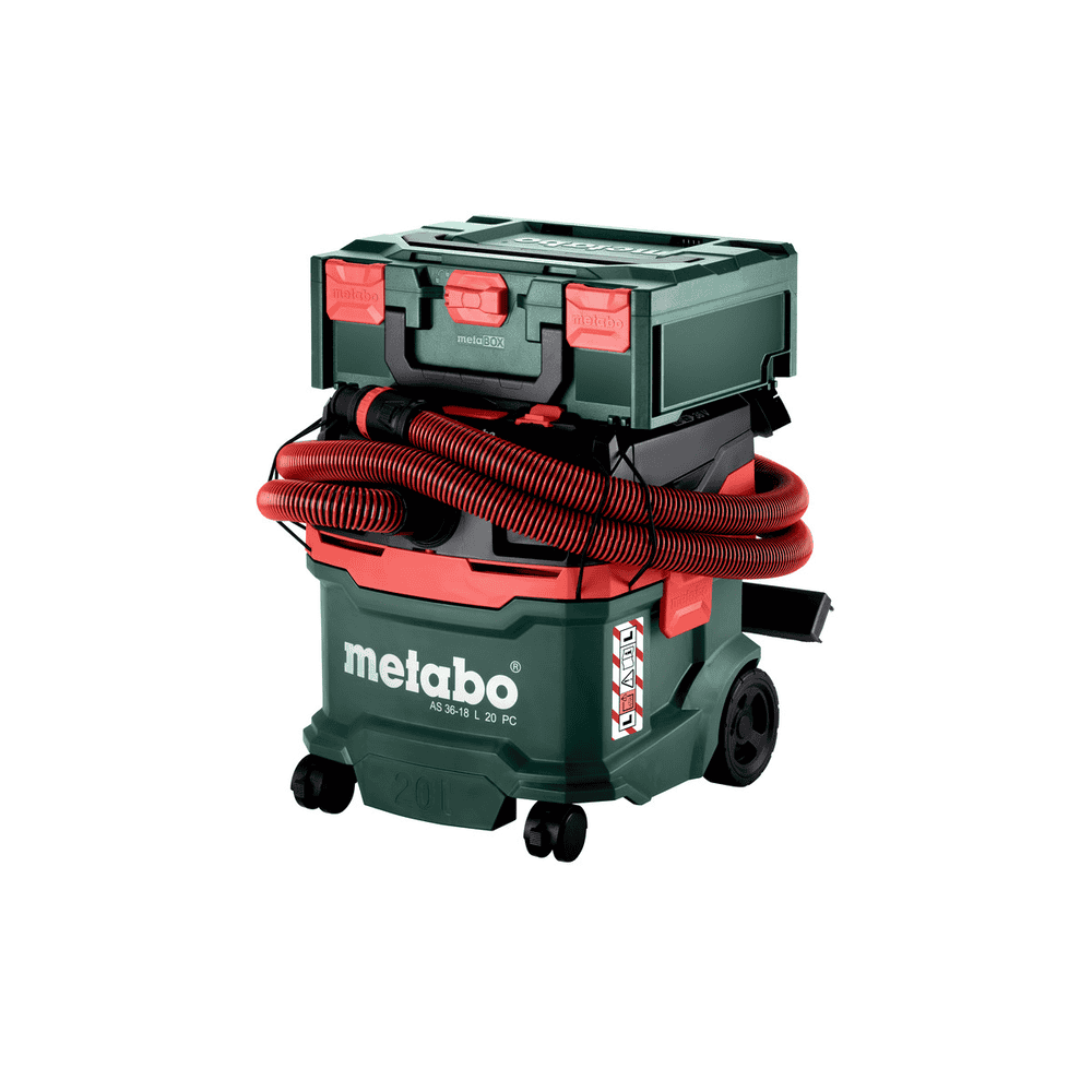 Metabo Akku-Sauger AS 36-18 L 20 PC, 18 V mit manueller Filterabreinigung