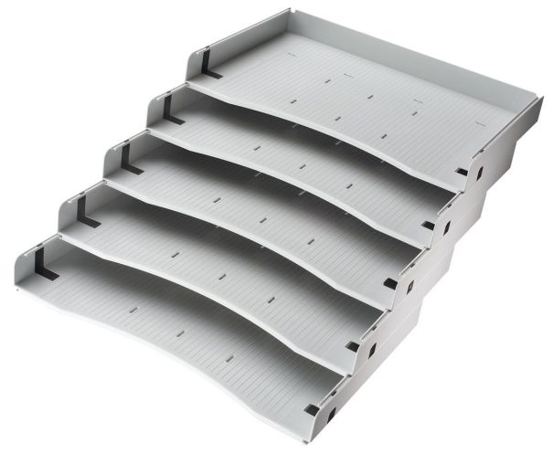 Schrägablagen-Set für Rollcontainer, 327 x 212 x 33 mm
