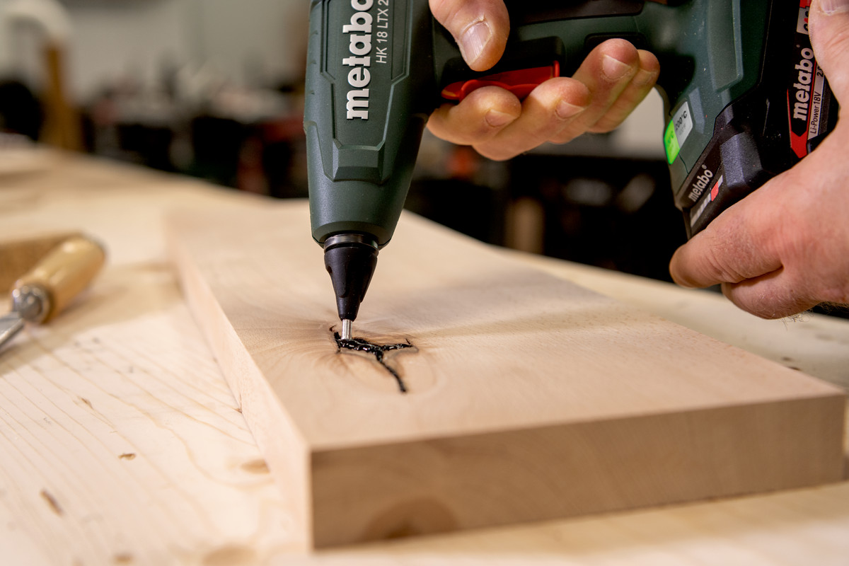 Metabo Akku-Heissklebepistole HK 18 LTX 20, 18 V in zwei Ausführungen