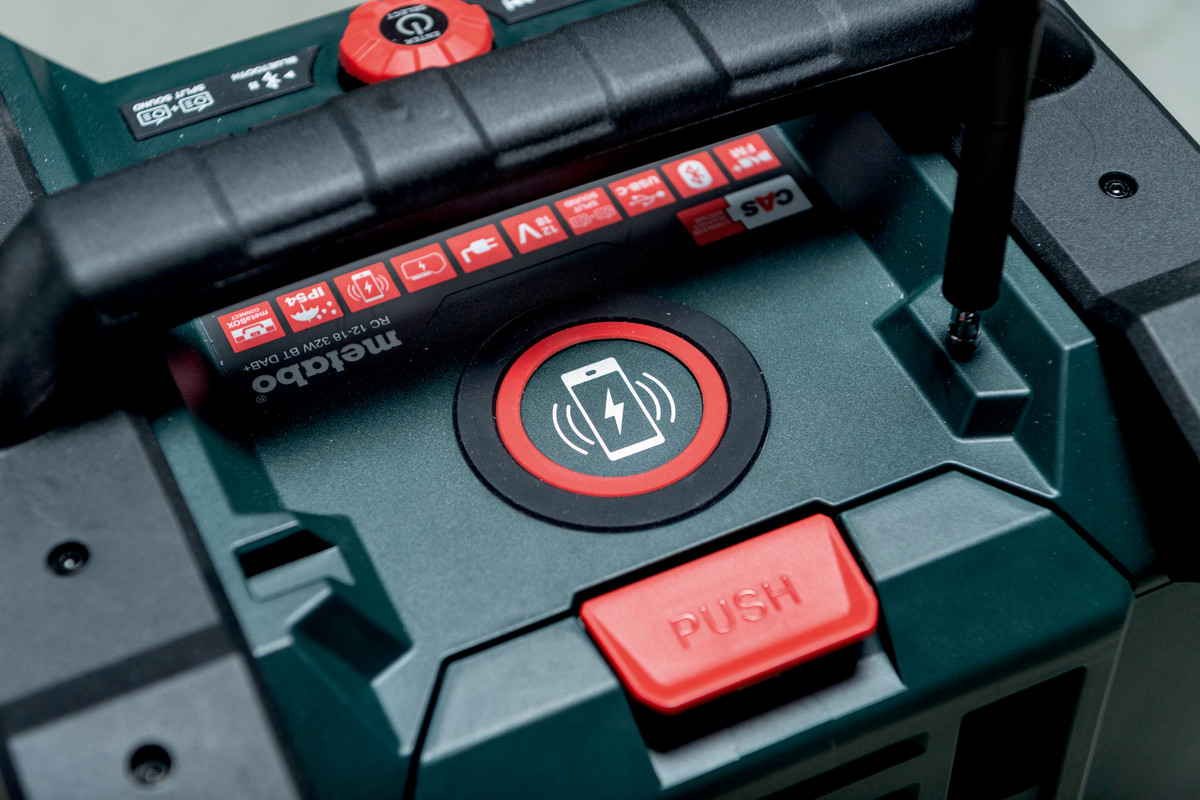 Metabo Akku-Baustellenradio RC 12-18 32W BT DAB+, 18 V ohne Akku