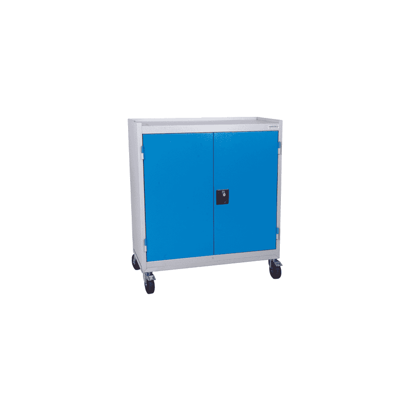 Bedrunka+Hirth Mobiler Flügeltürenschrank mit 1 Flügeltüre, BxTxH 1000 x 500 x 1150 mm