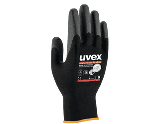 Gants de montage uvex phynomic airLite A ESD, EN388 3110X, noirs, en 2 tailles, 10 paires