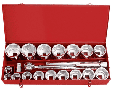 KRAFTWERK PRO LINE Steckschlüssel-Satz, LxBxH 685 x 275 x 105 mm