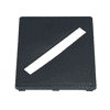 FLEXI Ouverture rectangulaire pour poubelle, ouverture rectangulaire, gris