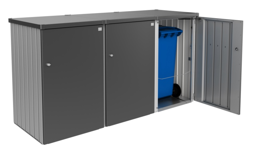 Elément de liaison pour 2 boxes à poubelles biohort ALEX®, diverses couleurs