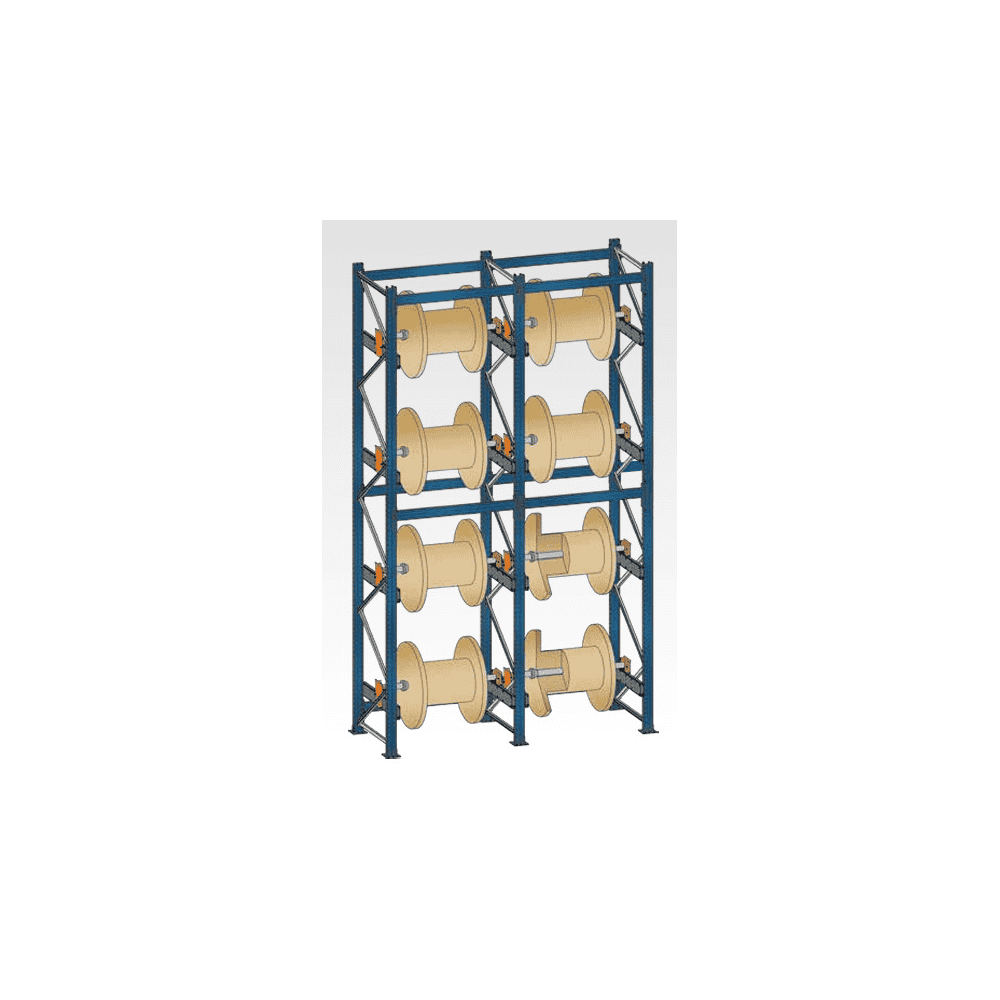 Schulte Kabeltrommel-Regal BlockRoll System für schwere Belastungen