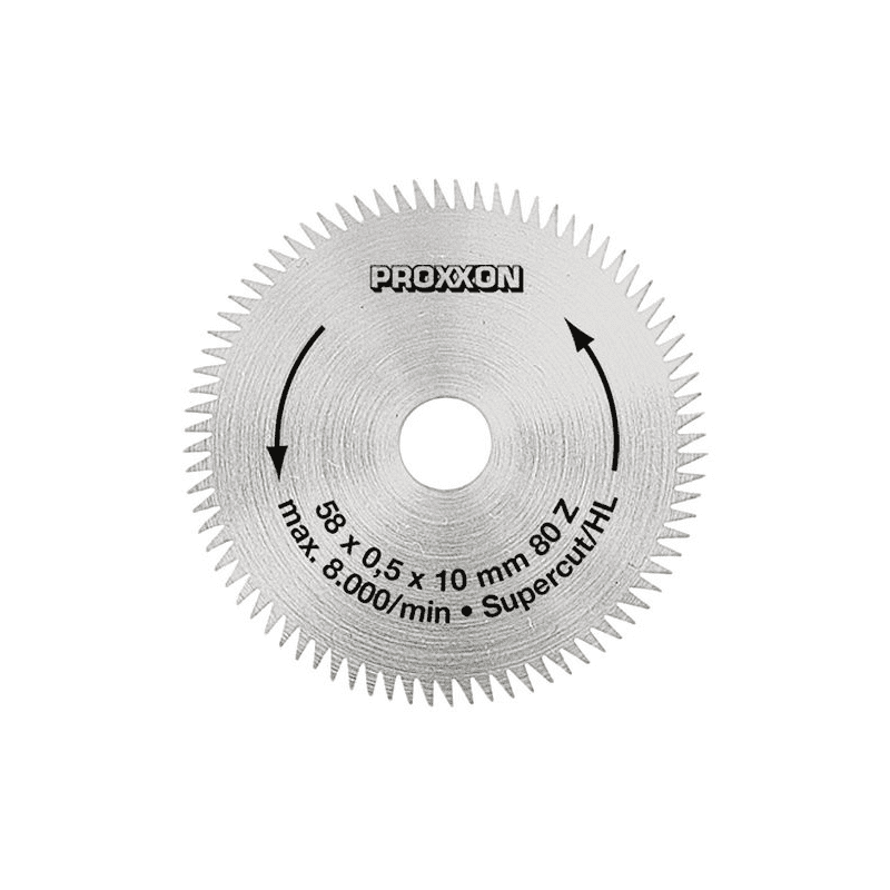 Proxxon Kreissägeblatt "Super-Cut", 58 mm (80 Z) Ø 58 mm