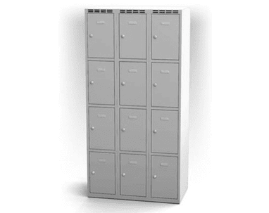 Vestiaire à 12 compartiments