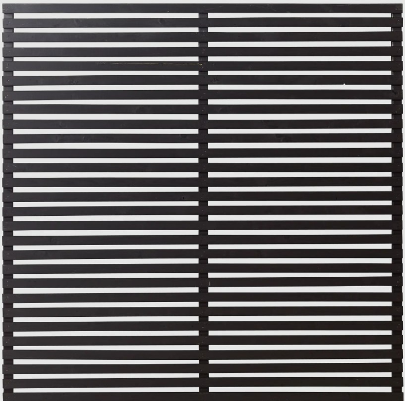 PLUS Pergola Cubic avec clôture Tokyo, noir RAL 9005, L x P x H 3870 x 3870 x 2170 mm