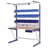 Bedrunka+Hirth workraster mit Multi-Wand-Aufbau und Unterhängeblock, 1500 x 800 x 2070 mm