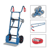 Fetra Diable pour appareils complet avec roues gonflables, capacité de charge 400 kg, LxH 700 x 1300 mm