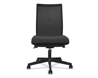 Chaise de bureau Synchron Intrata, dossier en résille, mécanisme synchrone, noir, réglable en hauteur