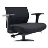 Chaise de bureau Phoenix avec accoudoirs, mécanisme synchrone automatique, noir, réglable en hauteur