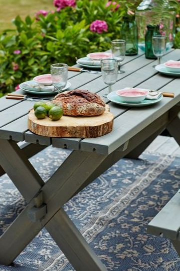 Nostalgie Plankengarnitur diverse Farben, 1770 x 1810 x 720 mm
