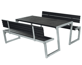 PLUS Mobilier de jardin modulable Zigma, disponible en plusieurs modèles