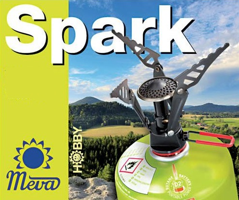 Kompakter Gaskocher SPARK für Ventilkartuschen – 2,6 kW Leistung, ultraleicht