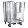 Conteneur grillagé sur roues, pour la collecte de déchets, 1375 x 1075 x 1642 mm, 1670 litres