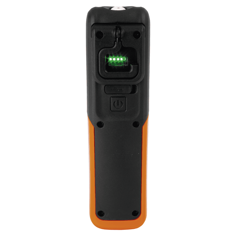 Steffen LED Akku-Handlampe 3 W, 150 lm, 6000K, IP20, schwarz/orange