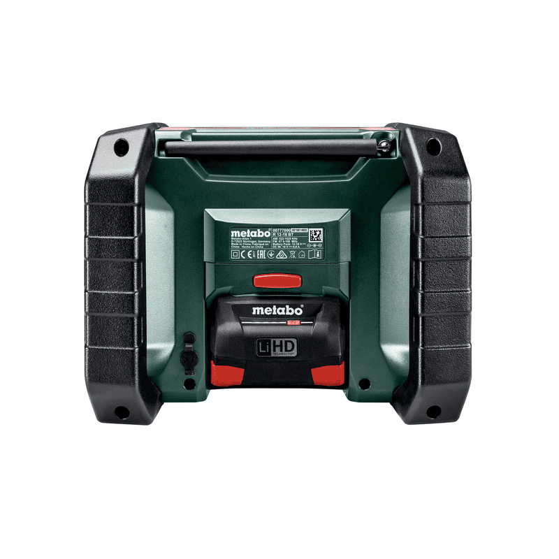 Metabo Akku-Baustellenradio R 12 - 18 DAB+ BT, 12 - 18 V, ohne Akku