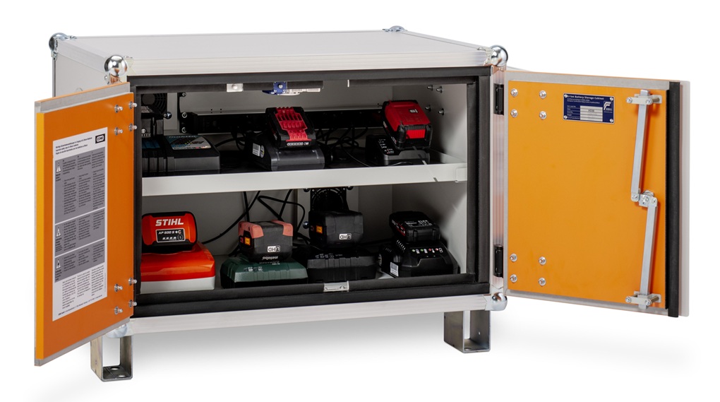 Cemo Armoire de stockage et de recharge de batteries 8/5 LockEX 2.0, pour le stockage et la recharge batteries au lithium