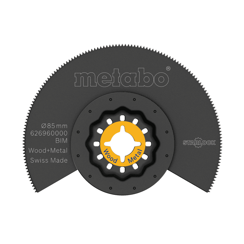 Metabo Segmentsägeblatt, Holz / Metall - Ø 85 mm, BiM, Starlock