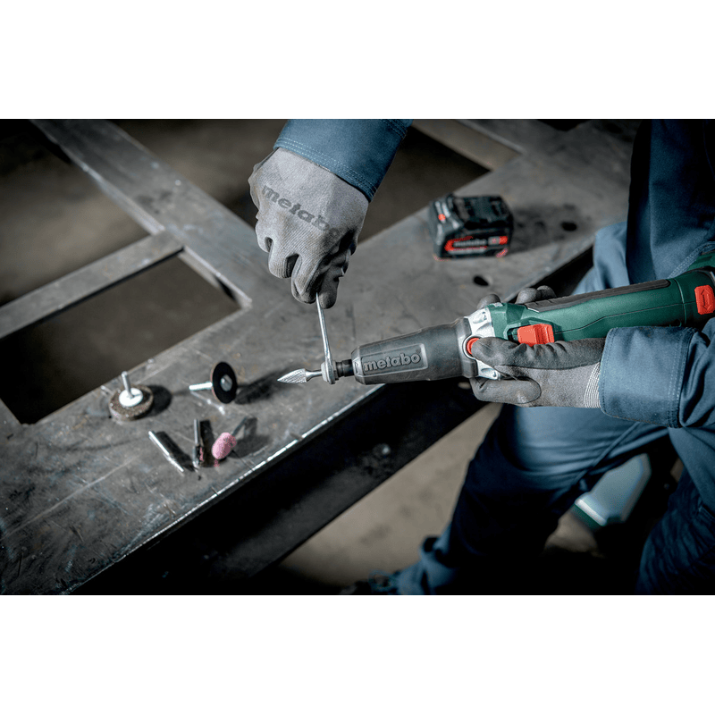 Metabo Akku-Geradschleifer GVB 18 LTX BL 11-28, 18 V (Solo) in zwei Ausführungen