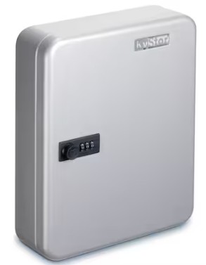 Boîte à clés KyStor KR-15 Keybox, serrure à combinaison, argent, disponible en deux versions