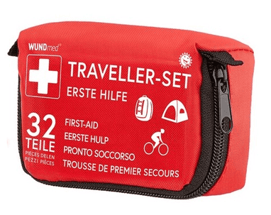 Reise-Set klein, WUNDmed, 05-025, 96 x 96 x 136 mm, Packung mit 32 Teilen