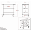 PLUS Table-barbecue avec jardinière Urban Picnic, noire, disponible en plusieurs modèles