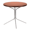 Schaffner Table d'appoint en métal PIX® en fibre de verre, disponible en plusieurs versions