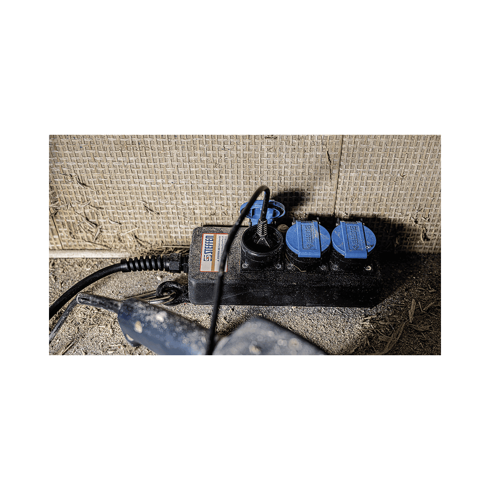 Steffen Steckdosenleiste PROFESSIONAL, T13 Steckdosen, 10 A, GdV 3 x 1.5mm², IP55, schwarz/blau, diverse Ausführungen