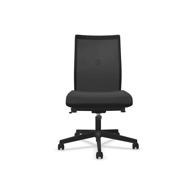 Chaise de bureau Synchron Intrata, dossier en résille, mécanisme synchrone, noir, réglable en hauteur